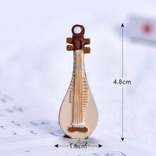 4pcs/Set Classical Guitar, Pipa, Violin Shaped Miniature Instrument Furniture Models - Various - View 3