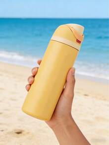 24oz/32oz Travel-Sized Water Bottle With Handle And Flip-Top Straw - Fits In Cup Holder, Leak-Proof And Insulated - Reusable, Made Of Stainless Steel - Cartoon Design - A Perfect Gift For Both Men And Women. - Multicolor - View 4
