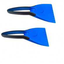 Silicone Car Ice Scraper, Car Snow Shovel, Soft Handle Ice Scraper, Winter Snow Cleaning Scraper Tool, Auto Parts - A - View 5