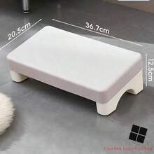 1 pieza Reposapiés debajo del escritorio - Herramienta de reposapiés de material PP | Base antideslizante ajuste perfecto | Aliviar la fatiga por estar sentado prolongadamente | Pedal de soporte para los pies - Multicolor - Ver 11