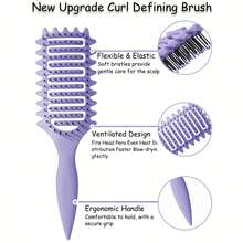 6件套美发造型工具套装 | 6.76盎司喷雾瓶、蓬松梳、卷发梳和波浪发型喷雾棒 - 彩色 - 查看 5