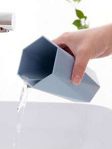 1 Set Minimalist Travel Toothbrush Cup, Couples Rinsing Cup, Children Toothbrush Cup, Portable Household Toothbrush Cup - Multicolor - View 5