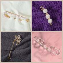 Juego de Botones Ajustables para Jeans, Seguros para Ropa Mujer (10 Botones Vaqueros 6 Alfileres),41163261 - B - Ver 5