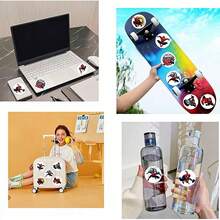 500张励志贴纸，卡通涂鸦创意贴纸，节日礼物，高粘性，防水耐磨，适合个性化笔记本/手机/背包等。 - 彩色 - 查看 5