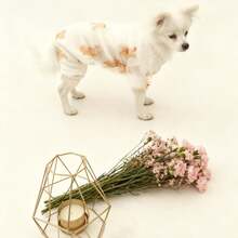 Warm Fleece Printed Clothes For Medium & Small Pets, Cats & Dogs - White - View 11