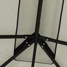 Replacement Roof For 3 X 4 M Garden Gazebo, Double Waterproof Tarpaulin 370 G/M², UPF 30+ Rain Protection, For Garden, Reception, Terrace, Light Grey - 白色 - 查看 8