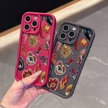 Einfache und stilvolle Handyhülle mit kreativen Mustern für iPhone 11/12/13/14/15/17 und Pro/EPlus/Pro Max, Galaxy S22/S23/S24/S25/Ultra/FE/EDGE und andere Modelle. Als Feiertagsgeschenk für Familie und Freunde, für Kinder, geeignet für Feiertage, Geburtstag, Valentinstag und andere Anlässe. - Verschiedenfarbig - Übersicht 3