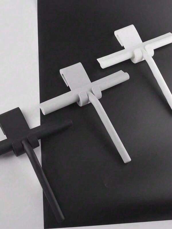 1 Stück Silikon Glasschaber, rückstandsfreies Badezimmerreinigungswerkzeug, geeignet zum schnellen Entfernen von Wasserflecken auf Duschfenstern und Autoscheiben