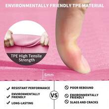 Yoga Mat Fitness Mat Foldable Turn Mats Pilates Mat Floor Gym Mat Exercise Mat - Pink - View 5