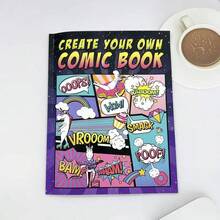 1 Blank Comic Book, 24 Pages | Use Various Templates To Create Your Own Unique Adventure Stories, Suitable For Teenage And Adult Painting And Story Creation Enthusiasts (Pen Not Included) - A - View 7