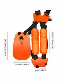 1pc Backpack Trimmer Frame With Widened & Thickened Dual Shoulder Straps, Side-Mounted Premium Trimmer Harness Accessory - Multicolor - View 3