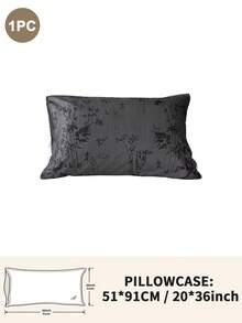 Bộ 1/2/4 vỏ gối in hình cây cỏ, thoáng khí, mềm mại và thoải mái, có khóa cài kiểu phong bì, thích hợp cho phòng ngủ, ghế sofa, trang trí nhà cửa theo phong cách cổ điển, lấy cảm hứng từ phòng ngủ, phòng khách, bộ đồ giường ngủ, không kèm ruột gối, phù hợp cho mọi mùa. - Nhiều màu - Xem 11