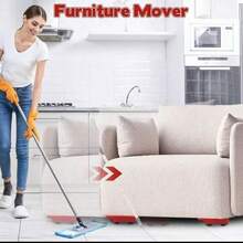 5 Piezas Kit Deslizador de Muebles Acero al Carbono con Ruedas de Goma Antideslizantes ,Set de 5 rodillos/ruedas para mover muebles, herramientas de mudanza de alto rendimiento - A - Ver 4