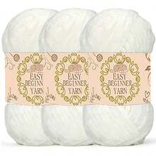 3件/套 150克 绒毛雪尼尔纱线，蓬松柔软的绒毛纱线，适合编织初学者的厚实柔软雪尼尔纱线 - 雪尼爾紗線 - 查看 13