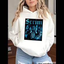 Scrim Suicideboy Fan Hoodie Gothic Rap Streetwear Dark Underground Hip Hop Merch Hoodie For Rap Fans, Horrorcore Trap Aesthetic Pullover_817_t1 - 黑色 - 查看 8