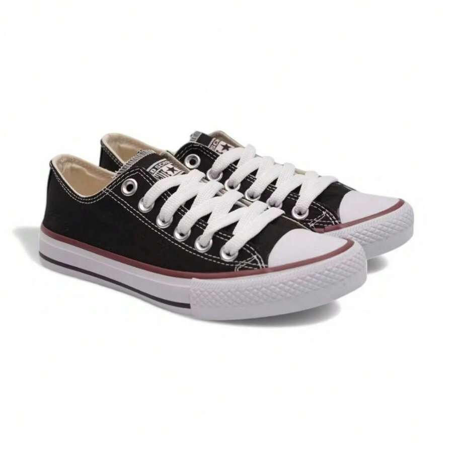 Promoção Tenis Feminino Masculino All Con Rock Star Verse Classico Tradicional - Preto - Visão 1