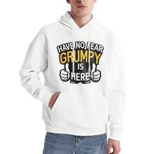 "You Are Already Excellent Enough" - Men's Casual Long-Sleeved Hooded Sweatshirt With Drawstring, Suitable For Autumn And Winter Wear, A Perfect Gift For Your Boyfriend. - White - View 2