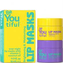 Lip Masks Set By BeYOUtiful, Hydrating Lip Balm Treatment For Dry, Chapped Lips, Lip Gloss For Girls And Boys, Skin Care For Teens, 2pc, 03oz Each - White - 查看 1