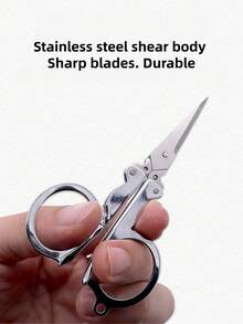 Folding Scissors, Multi - Purpose Portable Travel Scissors. They Can Be Used As Paper - Cutting Scissors For Household, Office, And Students, As Well As Mini Portable Fishing Scissors For Cutting Fishing Lines. - View 11