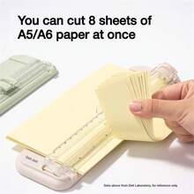 1PC Portable A5/A6 Paper Cutter Trimmer, Uncharged Manual Cutting Tool Made With Durable Plastic, School, Home, And Office Use - one-size - View 5