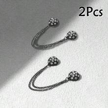 1/2/3/4pcs Magnetic Cuff Clips, Pants Hem Fixer Clips, Prevent Dragging When Using The Restroom For Wide Leg Pants - Multicolor - View 19