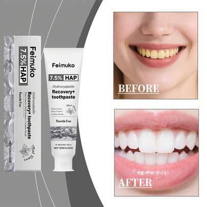 Feimuko Mint Toothpaste, Gentle Daily Formula, Fresh Mint Flavor, Cleanses And Brightens Teeth