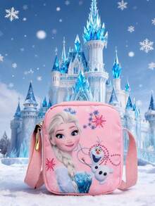 Cartoon Print Fashion Backpack, Cute Canvas Shoulder Handbag, Travel & Commute Bag, Phone & Cosmetic Pouch - Multicolor - View 7