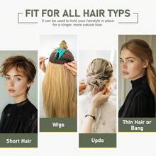 50/100pcs Bobbi Pins,Curling Clips,Non-Slip Hair Clips For Women,With Storage Box,Suitable For All Hair Types Hair - Brown - View 4