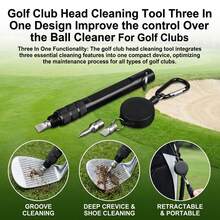 Golf Club Head Cleaning Tool Three In One Design Improve The Control Over The Ball Cleaner For Golf Clubs - Multicolor - View 11