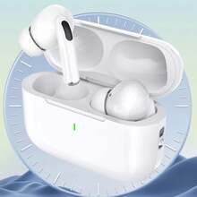 Auriculares inalámbricos, auriculares Bluetooth verdaderamente inalámbricos - compatibles con Apple y Android, con micrófono incorporado, resistentes al sudor, color blanco - Blanco - Ver 2