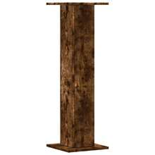 vidaXL 2 Stück Pflanzenständer Aus Räuchereiche, 30x30x95 Cm, Holzwerkstoff - A - Voir 7