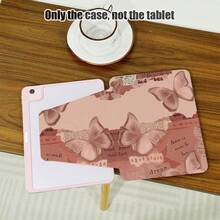 1pc Butterfly Pattern Flip Cover Desk Protective Case With Pen Slot, Compatible With IPad 10.9/10.2/Air 5th Gen/Pro 11/10th Gen/9.7/Air 2/IPad (7th Gen)/IPad (8th Gen)/IPad Air 4/5/Pad Pro 11/IPad 10.9" (2022), Smart Protective Cover, Suitable For IPad Air 13 (M3 2025)/Pad Air 11 (M3 2025)/Pad Air 11 (M3 2025)/Pad 11 (A16 2025), Compatible With Samsung S7/S8/S9/S6 Lite/S7+/S8+/S7FE/A7/A8/A9 - Multicolor - View 6