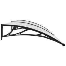 vidaXL 240x75 cm PC Vordach schwarz und transparent - A - Voir 5