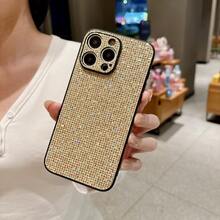 1个+兼容 17/16 Pro Max/15 Plus/14 Pro,兼容三星手机壳+华丽奢华+全钻闪粉+手机保护壳+ins网红风格+全钻全包覆+全方位防摔+精准孔位定位 - 彩色 - 查看 10