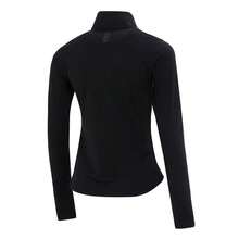 Under Armour UA Launch Pro 女款半拉链休闲宽松舒适长袖T恤 1379349-001 - 黑色 - 查看 2