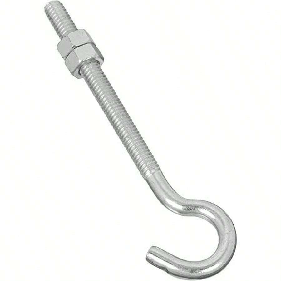 National Hardware N221-689 2162 Hook Bolts In Zinc, 5/16" X 5" - / - View 1