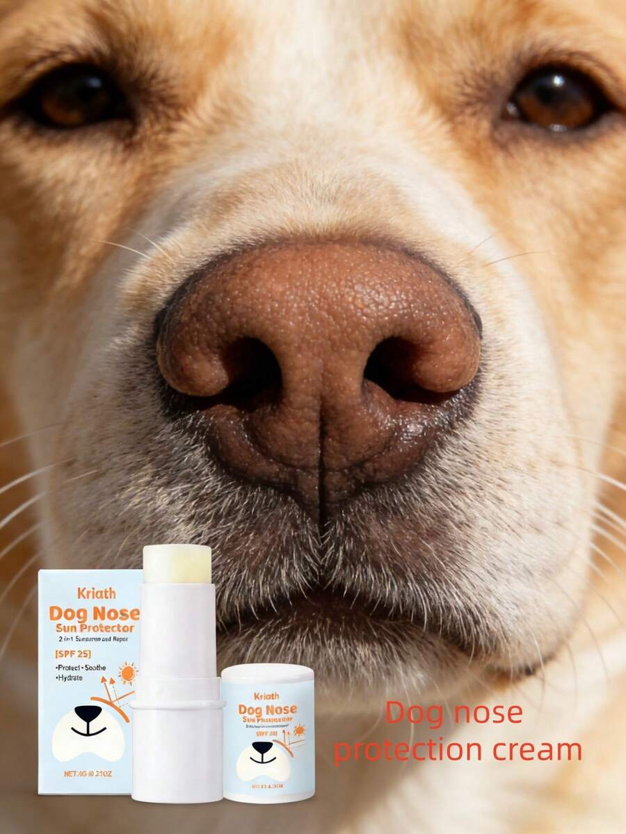 Kriath Dog Nose Protection Balm, Gentle Care With Shea Butter & Vitamin E, Outdoor UV Protection, Moisturizing & Repairing Dry, Cracked Nose, All-Season Soft & Glossy Nose Care - Multicolor - View 1