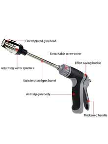 1pc/Set Garden Irrigation Hose, Expandable Hose, 3/4" US Connector, Adjustable High Pressure Water Gun, Garden Irrigation Supplies - A - View 8