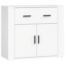 vidaXL Sideboard Weiß 80x33x70 cm Holzwerkstoff - Weiss - Übersicht 2