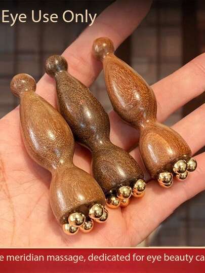 1个莲子眼部按摩器面部按摩棒穴位按摩美容工具