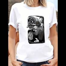 Gonzales Men's Reflections Lowrider Skull DGA Art T Shirtmbre_2089_t1 - Black - View 8