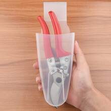 1 Piece Of 21.5*8.5cm Waist‑Mounted Pruning Shear Holster Made Of Durable Transparent PVC Material. Designed In A Practical Gardening Style, It Features A Card‑Insertion Waist‑Hanging Design And A Full‑Coverage Protective Structure - A - View 9