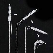 1/5pcs, Straw Cleaning Brush, Straw Brush, Tube Cleaning Brush, Long Brush For Straws, Water Bottle, Crevice, Multipurpose Kitchen Cleaning Brush, Cleaning Supplies - A - View 3