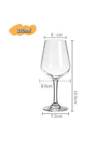 1pc Reusable Juice Glass, Thick Transparent Stemware, Milk Cup Set, Suitable For Party And Wedding Juice Cup - Clear - View 10
