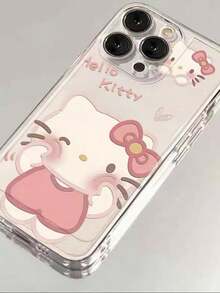 Ốp lưng điện thoại Sanrio Poke Face Kitty tương thích với iPhone 16/15 Apple 17 Pro, ốp bảo vệ điện thoại cao cấp thời trang cho 16/15 Plus/12 Pro Max/14/13/11. - Nhiều màu - Xem 3