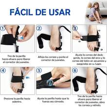 Corrector de Juanetes Con Pivote Ajustable,Férula para Juanetes Universal para Ambos Pies con Perilla de Ajuste Multiángulo,Bunion Corrector para Hombres y Mujeres (Gris, 1 pieza) - Gris - Ver 7