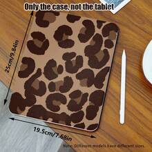 1 件豹纹翻盖桌面保护套，带笔槽，兼容 iPad 10.9/10.2/Air 第五代/Pro 11/第十代/9.7/Air 2/iPad（第七代）/iPad（第八代）/iPad Air 4/5/Pad Pro 11/iPad 10.9 英寸（2022 年款），智能保护套，适用于 iPad Air 13 (M3 2025)/Pad Air 11 (M3 2025)/Pad Air 11 (M3 2025)/Pad 11 (A16 2025)，兼容三星 S7/S8/S9/S6 Lite/S7+/S8+/S7FE/A7/A8/A9 - 彩色 - 查看 3