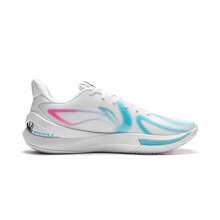 LI-NING SHINING 3 Men's Basketball Shoes - Dual BOOM Cushioning, TUFF RB Wear-Resistant Outsole, Lightweight Low-Top Sneakers ABAW007 - White - View 2