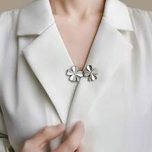 三叶草牛仔裤腰带夹 - 可调节腰部束紧带,无需缝纫金属合金纽扣,可重复使用且可拆卸,塑造纤细腰身 - 多色 - 查看 5