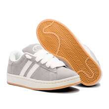 Men's And Women's Camp Sneakers 34 To 43 Casual Everyday Comfortable Soft - 灰色 - 查看 8